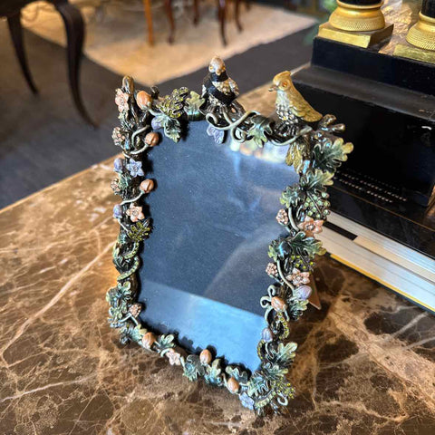 Frame With Jewels And Birds