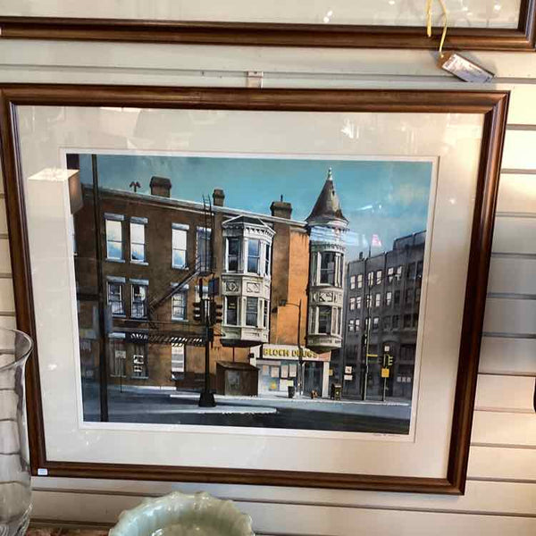 "Quiet Corner" Lithograph By Robert Addison