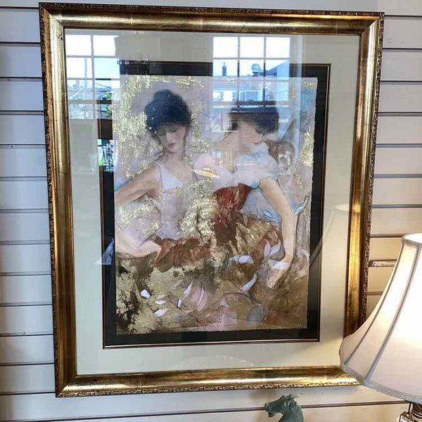 Two Dancers Seriograph By Janet Treby