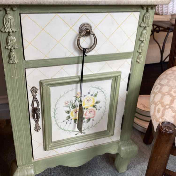 "As Is" Painted Nightstand