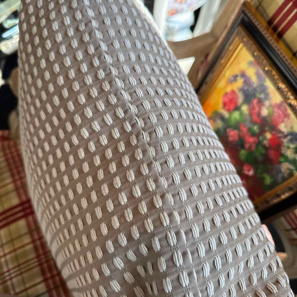 Taupe Ivory Print  Pillow