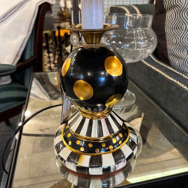 Mackenzie Childs Black-Tie Lamp