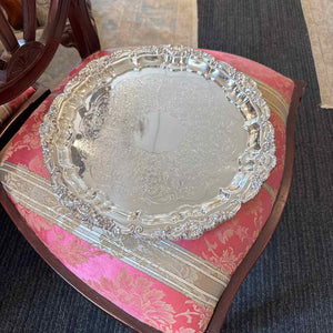 Silverplate Footed Tray