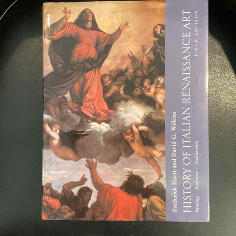 Book: 'History of Italian Renaissance Art"