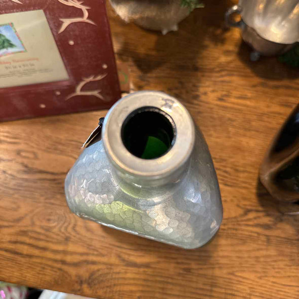 Antique Blown Glass w/Hand Hammered Detail