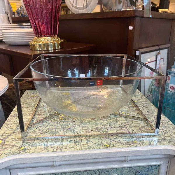 Wentz Glass Bowl w/Metal Display