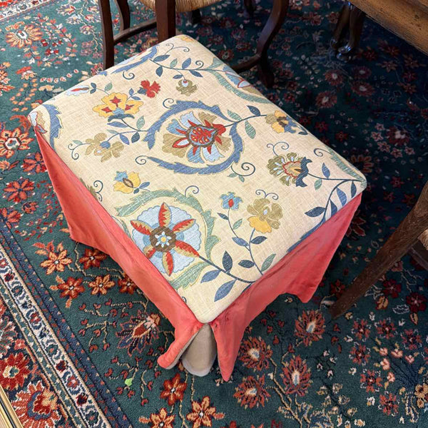 Draped Foot Stool