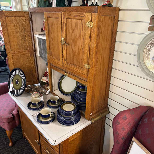 Hoosier Cabinet w/ Tin Counter