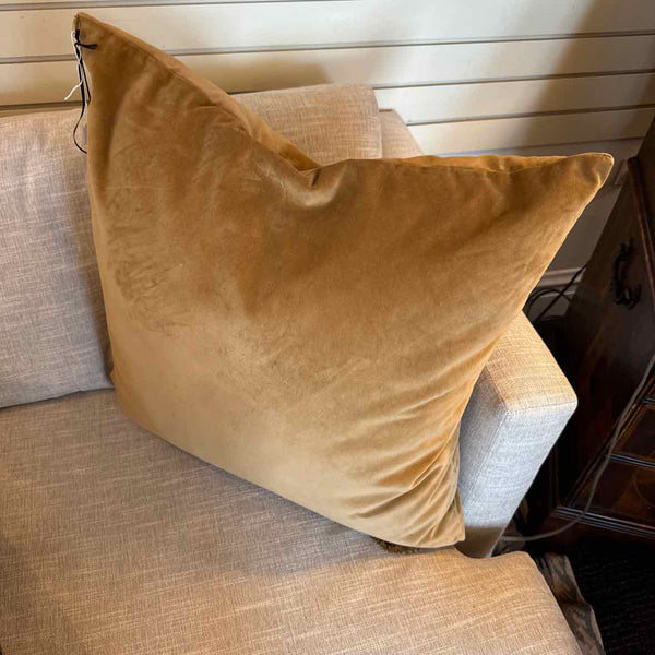 "As Is" Gold Velvet Pillow