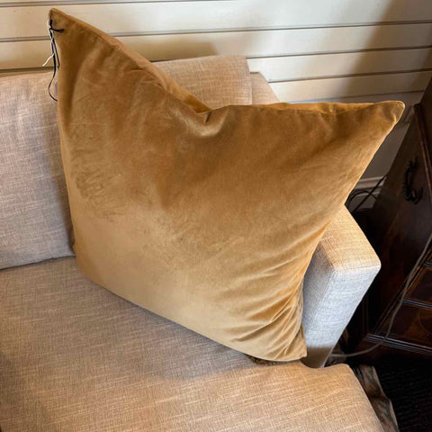 "As Is" Gold Velvet Pillow