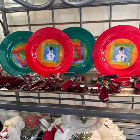 4 Dibbern Holiday Plates