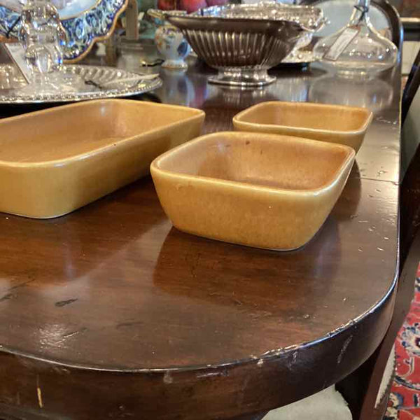 Three Langley Mustard Dishes