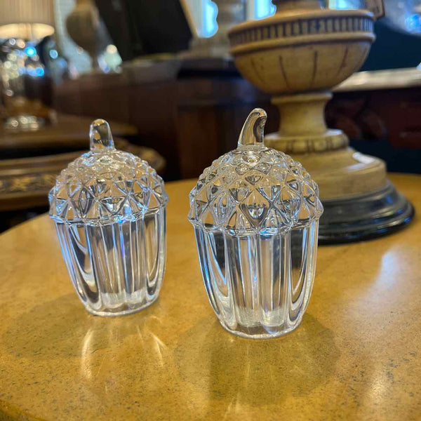 Shannon Crystal Acorn Salt and Pepper