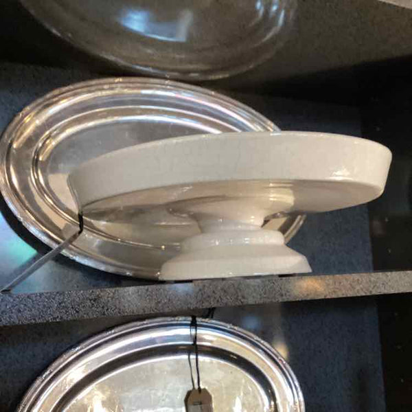Pottery Barn Ceramic Cake Plate