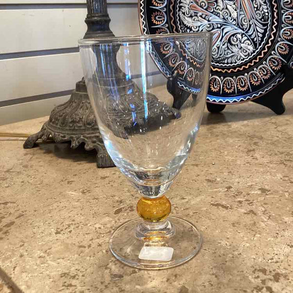 Six French Cordial Glasses