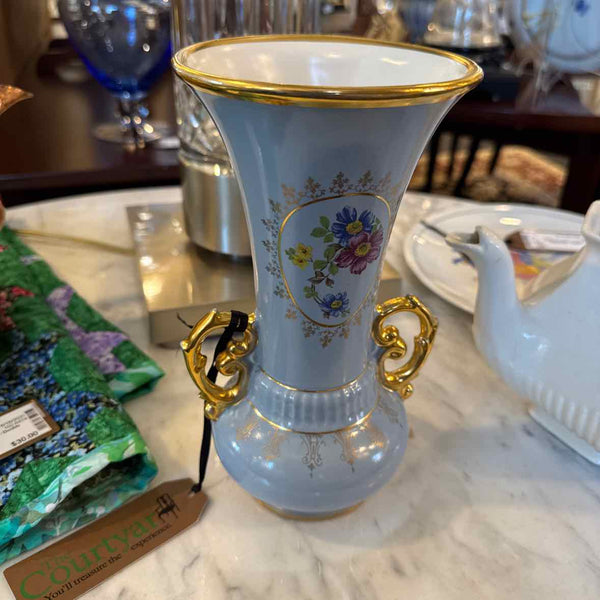 Vintage Blue Vase