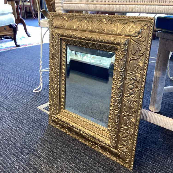 Ornate Gold Beveled Mirror