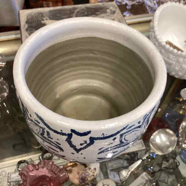 Blue And White Planter