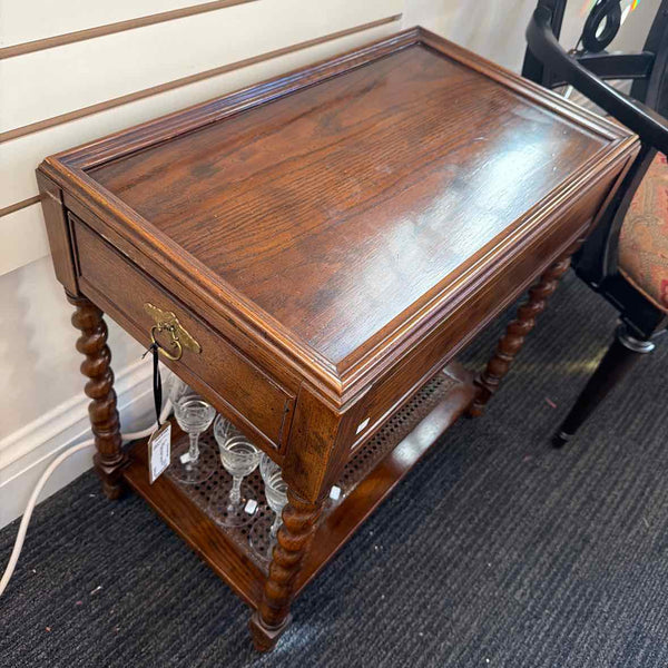 Henredon Barley Twist Side Table AS IS
