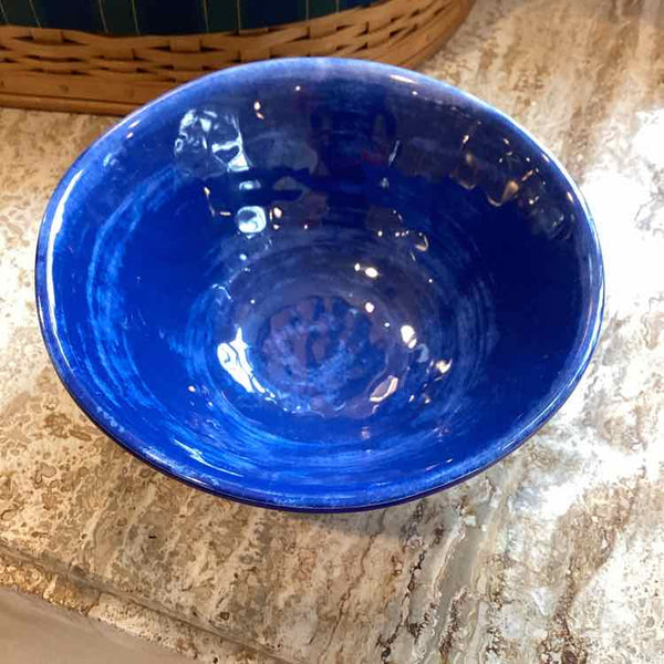 Small Blue Serving Bowl