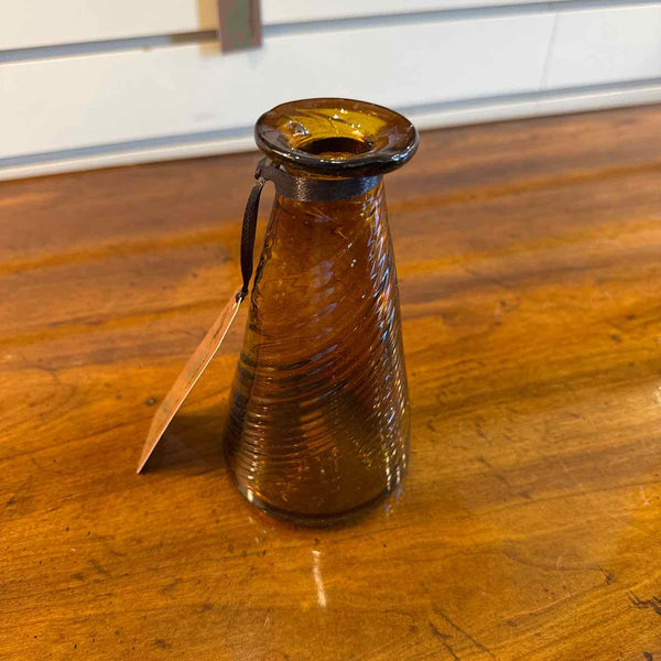 Brown Glass Vase