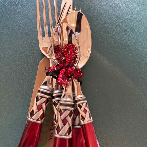 Vietri Aladdin 5 pc Place Setting, Red