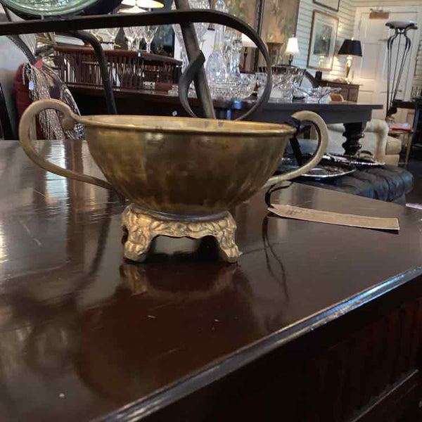 Brass Footed Compote Bowl