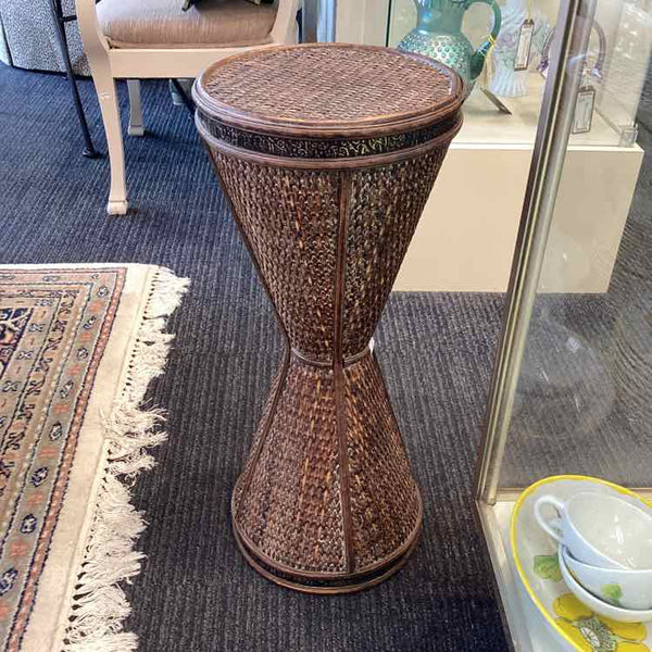 Hourglass Shapped Rattan Plantstand