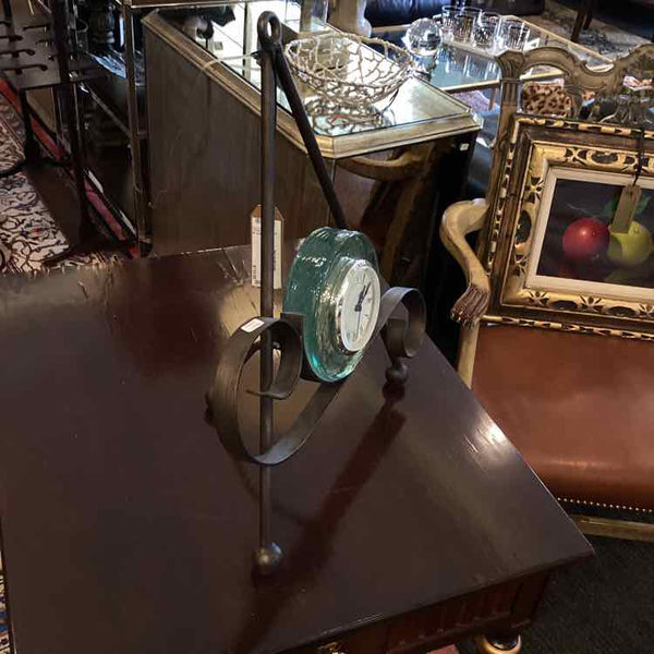 Wrought Iron Scroll Clock