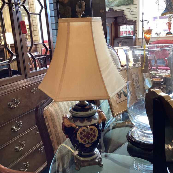 Ceramic Table Lamp With Handles