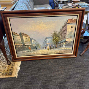 Signed European Street Scene