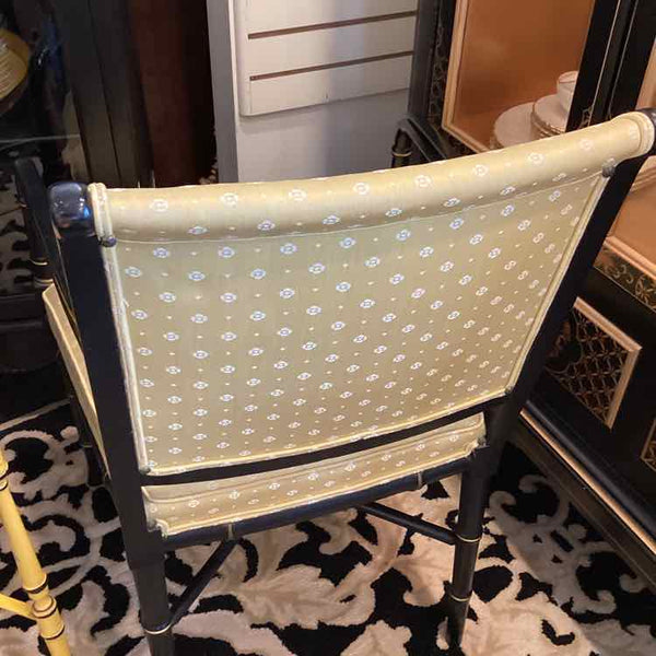 Hickory Chair Gold  Chair with Black Frame