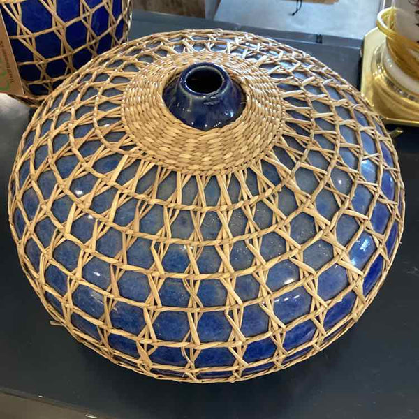 Rattan Wrapped Vase