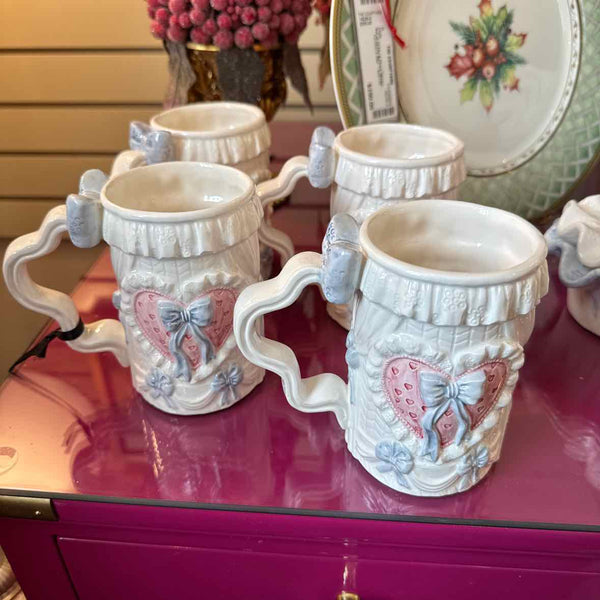 Four Valentine Mugs