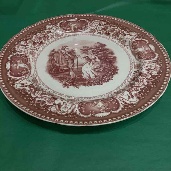Victorian Bavarian Transferware Plate