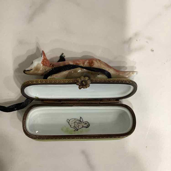 Limoges Box With Fox