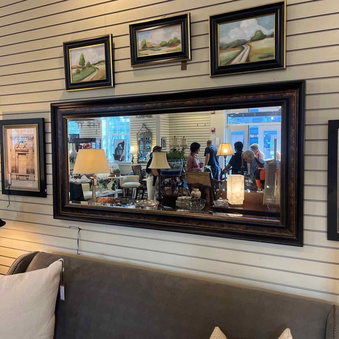 Large Framed Mirror