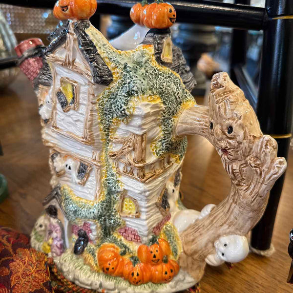 Fitz & Floyd Haunted House Pitcher