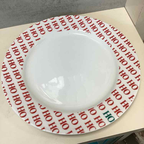 19 pc Ho-Ho-Ho Ceramic - 6 Mugs, 6-Dinner Plates, 6 Salad Plates , Serving Plate