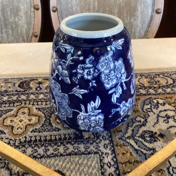 Two's Company Blue And White Vase
