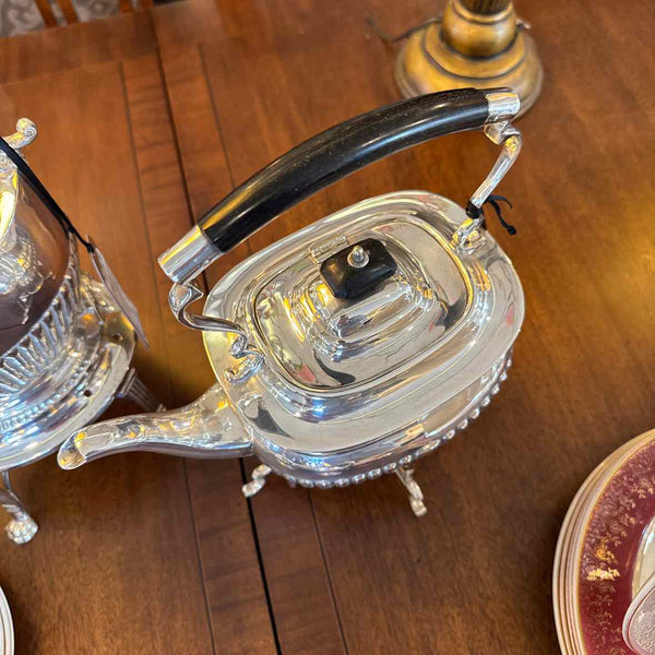 Antique English Teapot & Stand