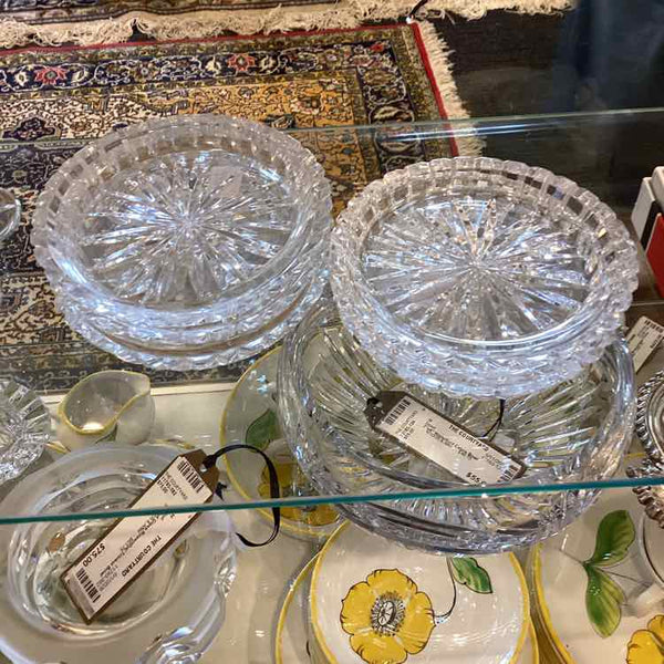 Six Waterford Coasters