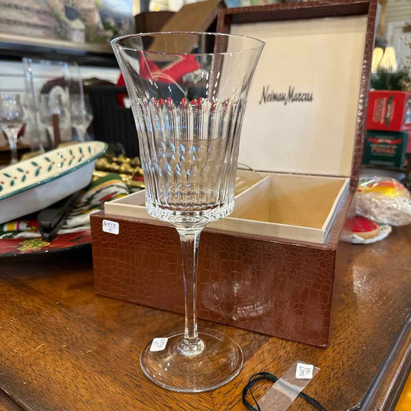 Pair of Bavarian Cut Crystal Glasses