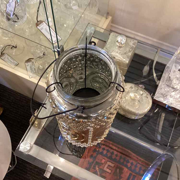 Mercury Glass Candle Holder Jar