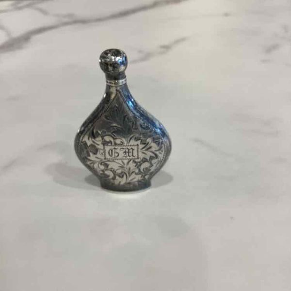 Antique Sterling Silver Perfume Bottle