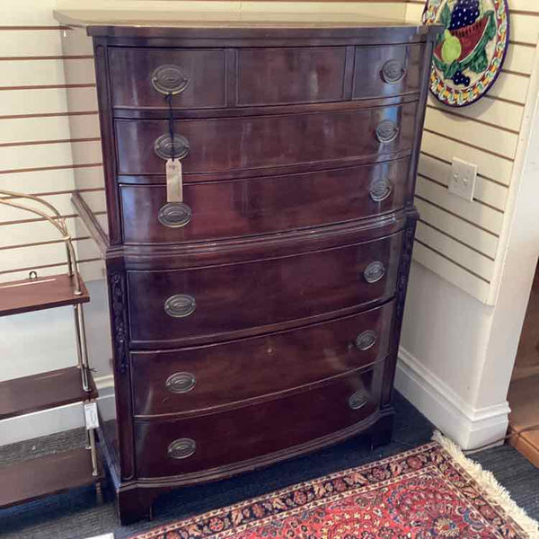 Mahogany Six Drawer Dresser