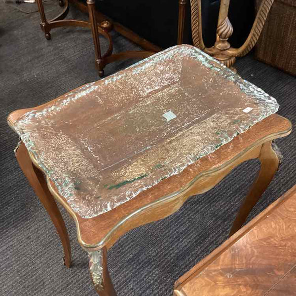 Bubble Surface Glass Tray