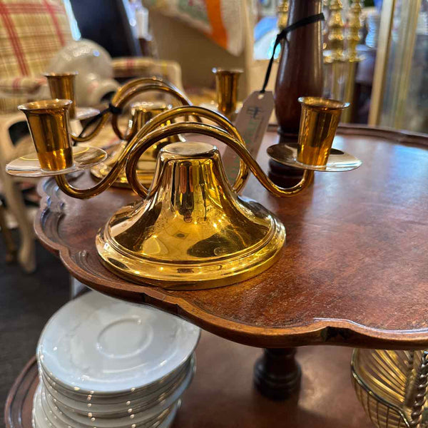 Pr. Copper Mid-Century Candlesticks