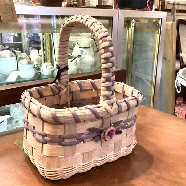 C.W. Young Basket With Handle