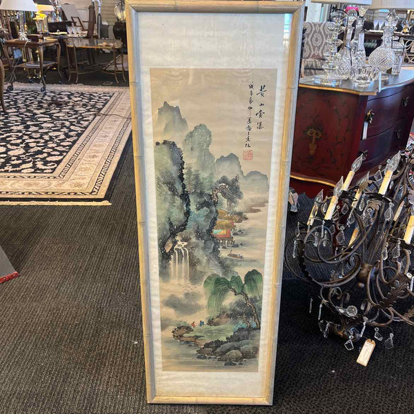 Framed Chinese Scroll